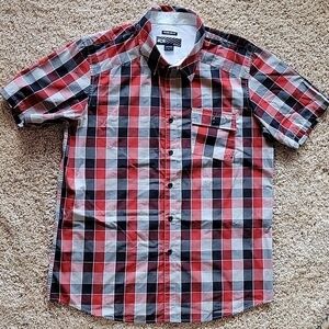 Last Chance, Oakley button down short sleeve, lg, guc